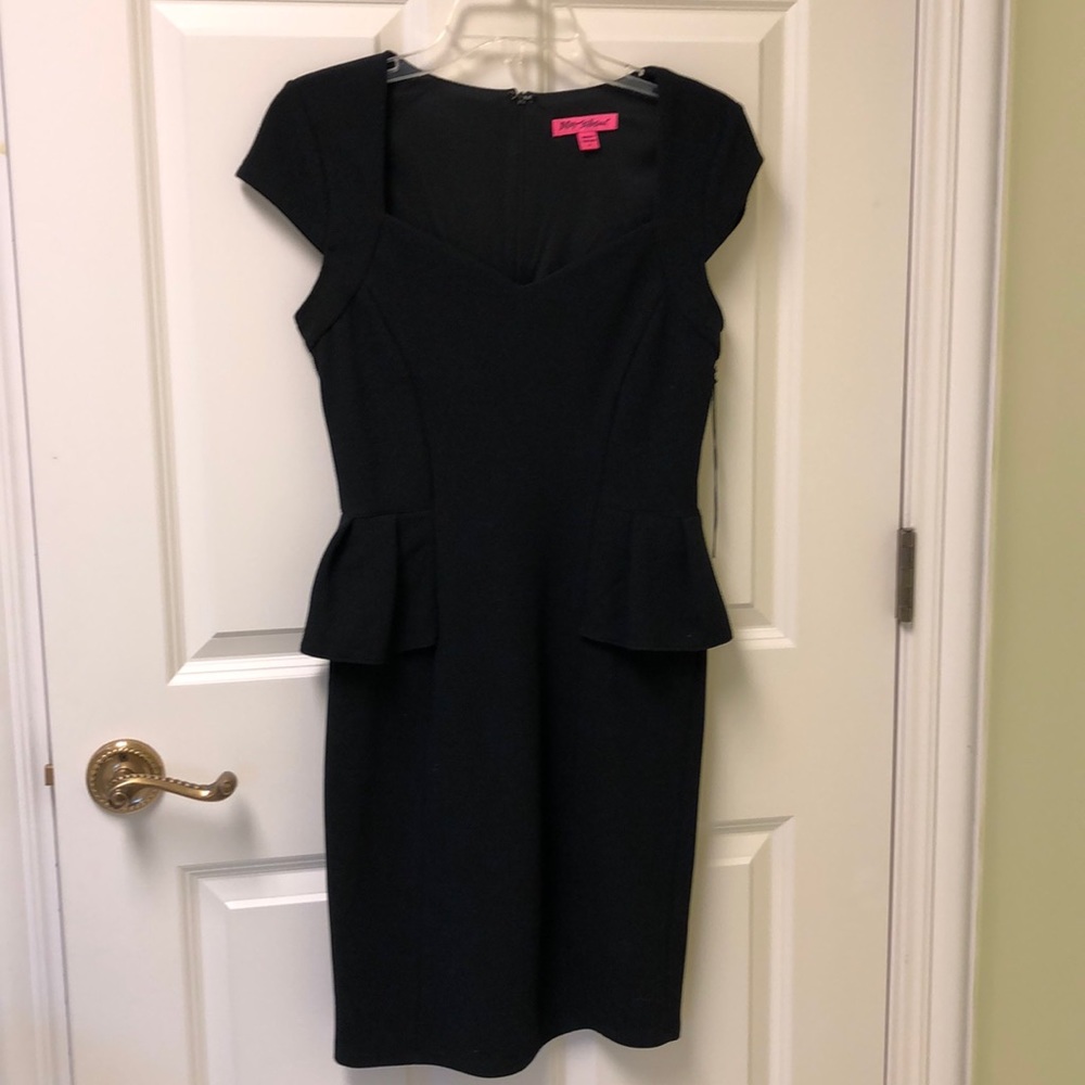 Betsy Johnson black cocktail dress
